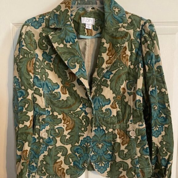 Ann Taylor Loft Corduroy Blazer Size 6 - Picture 1 of 5